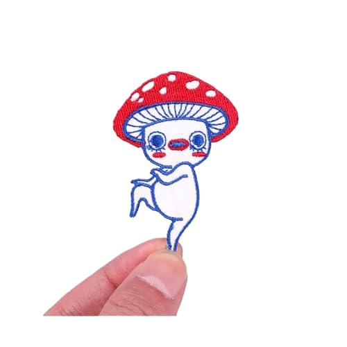 WLIHDB BüGelflicken FüR Kleidung 10 Stück Tier-Stickerei-Patch, Cartoon/Punk-Patch, for Aufbügeln for Kleidung, Patches auf Kleidung und Jacken FüR Kleidung Hemden Hosen Kleider(Color 24) von WLIHDB