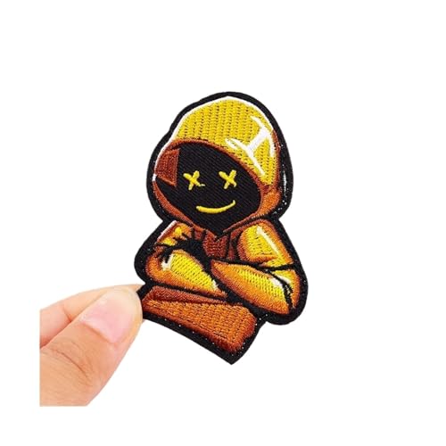 WLIHDB BüGelflicken FüR Kleidung 10 Stück Tier-Stickerei-Patch, Cartoon/Punk-Patch, for Aufbügeln for Kleidung, Patches auf Kleidung und Jacken FüR Kleidung Hemden Hosen Kleider(Color 37) von WLIHDB
