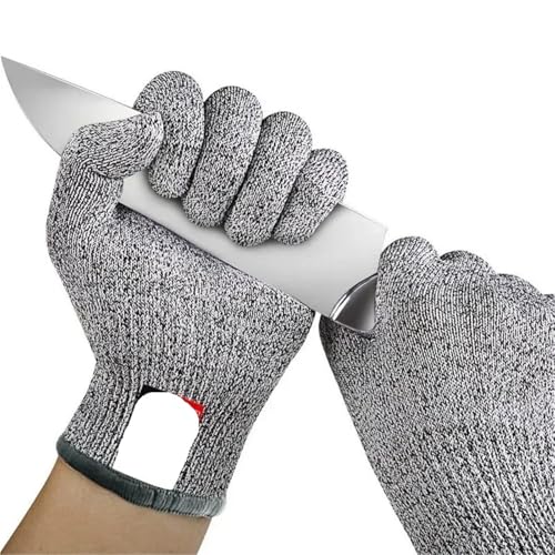 WLIHDB Gartenarbeitshandschuhe 4 Paar Gartenhandschuhe, Anti-Schnitt-Handschuhe, Gartenhandschuhe for Herren, Gartenhandschuhe, dornensicher, Anti-Schnitt-Glasschneiden, Mehrzweck FüR Den Garten(M) von WLIHDB
