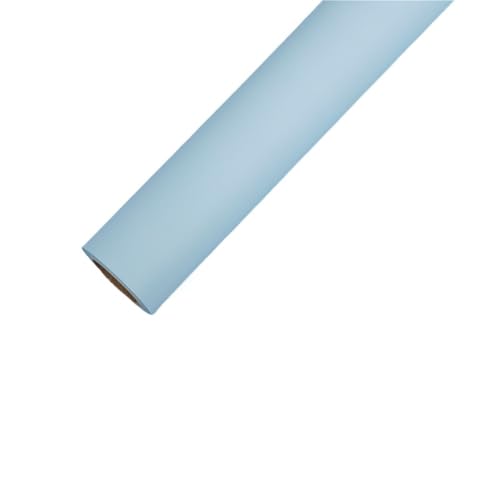 WLIHDB Geschenke Geschenkpapier 10 Yards Mattes Rollenpapier, mattiertes einfarbiges Blumen-Geschenkpapier, Blumenstrauß, Geschenkpapier, wasserfestes Geschenkpapier FüR Urlaub(Light Blue) von WLIHDB