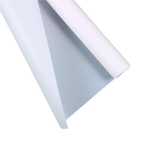 WLIHDB Geschenke Geschenkpapier 60 cm * 11 Yards Rolle Farbe Nebel Blumen Geschenkpapier Dicke wasserdichte Papiere Bouquet Verpackungsmaterialien Perlenpapiere FüR Urlaub(White) von WLIHDB