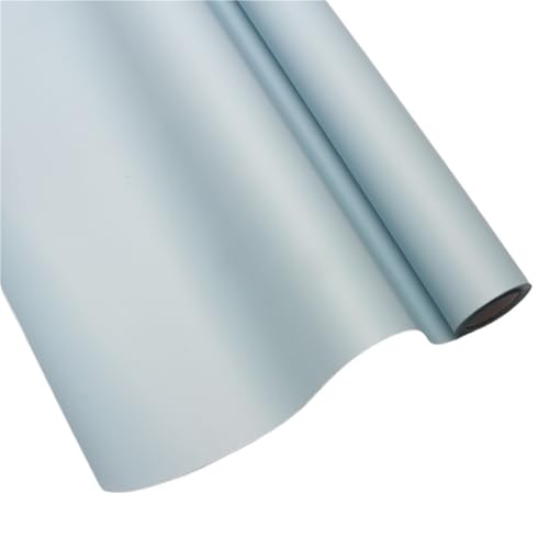WLIHDB Geschenke Geschenkpapier Geschenkpapier, Nebel, matt, einfarbig, Papier, Floristen-Blumenstrauß, Blumenkunst, Geschenkpapier, Rolle dick, 15 Yards FüR Urlaub(Blue) von WLIHDB