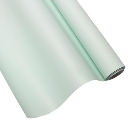 WLIHDB Geschenke Geschenkpapier Geschenkpapier, Nebel, matt, einfarbig, Papier, Floristen-Blumenstrauß, Blumenkunst, Geschenkpapier, Rolle dick, 15 Yards FüR Urlaub(Cyan) von WLIHDB