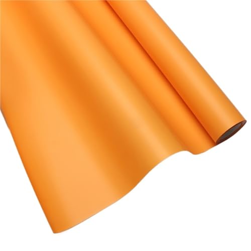 WLIHDB Geschenke Geschenkpapier Geschenkpapier, Nebel, matt, einfarbig, Papier, Floristen-Blumenstrauß, Blumenkunst, Geschenkpapier, Rolle dick, 15 Yards FüR Urlaub(Orange) von WLIHDB