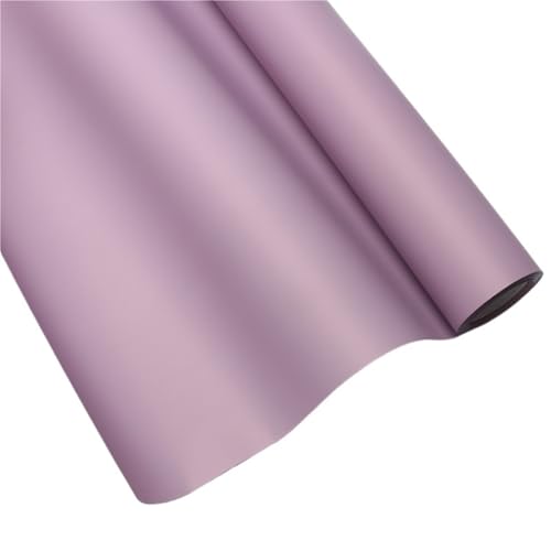 WLIHDB Geschenke Geschenkpapier Geschenkpapier, Nebel, matt, einfarbig, Papier, Floristen-Blumenstrauß, Blumenkunst, Geschenkpapier, Rolle dick, 15 Yards FüR Urlaub(Purple) von WLIHDB