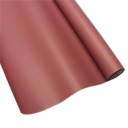 WLIHDB Geschenke Geschenkpapier Geschenkpapier, Nebel, matt, einfarbig, Papier, Floristen-Blumenstrauß, Blumenkunst, Geschenkpapier, Rolle dick, 15 Yards FüR Urlaub(Red) von WLIHDB