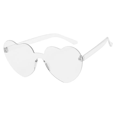 WLIHDB Partybrille 15 stücke Liebe Herz Sonnenbrille Mode Niedlich Retro Auge Vintage Sonnenbrille FüR Junggesellinnenabschiede(Color 6) von WLIHDB