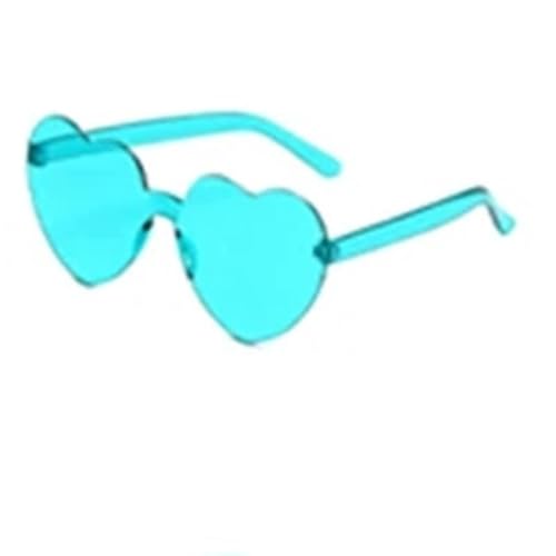 WLIHDB Partybrille 20 Paar pro Set Herz-Sonnenbrillen mit Bonbonfarben-Dekor, stilvolle Strand-Sonnenbrillen for Frauen FüR Junggesellinnenabschiede(Color 3) von WLIHDB