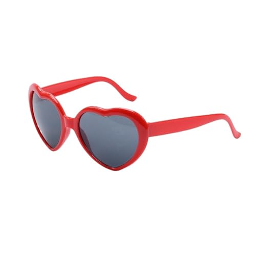 WLIHDB Partybrille 20 Stück Liebes-Brillen mit herzförmigen Effekten, die nachts die Lichter in Herzform ändern, Brillen for Damenmode FüR Junggesellinnenabschiede(Color 6) von WLIHDB