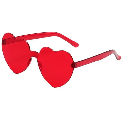 WLIHDB Partybrille 20 stücke Frauen Herz Sonnenbrille Hochzeit Bachelorette Brautjungfer Strand Party Multi-Farbe Foto Requisiten Geschenke FüR Junggesellinnenabschiede(Color 3) von WLIHDB
