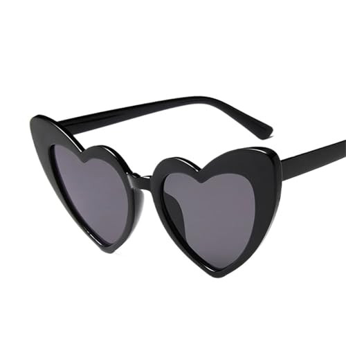 WLIHDB Partybrille 20PC Herzförmige Sonnenbrille Großer Rahmen Liebeseffekt Sonnenbrille Retro Damen Brillen FüR Junggesellinnenabschiede(Color 1) von WLIHDB
