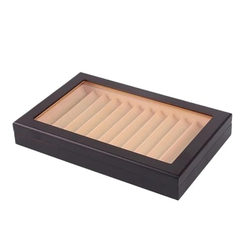 WLIHDB Stift-Displaybox 12 Grid Holz Stift Display Fall Lagerung Brunnen Transparent Fenster Box FüR Die Aufbewahrung Von Stiftboxen WLIHDB Stift-Displaybox 12 Grid Holz Stift Display Fall Lagerung Brunnen Transparent Fenster Box FüR Die Aufbewahrung Von Stiftboxen von WLIHDB