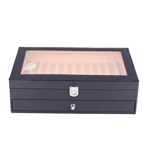 WLIHDB Stift-Displaybox Aufbewahrungsvitrine aus Leder for 24 Füllfederhalter, Flanell, Schubladentyp, Sammler-Organizer-Box FüR Die Aufbewahrung Von Stiftboxen WLIHDB Stift-Displaybox Aufbewahrungsvitrine aus Leder for 24 Füllfederhalter, Flanell, Schubladentyp, Sammler-Organizer-Box FüR Die Aufbewahrung Von Stiftboxen von WLIHDB