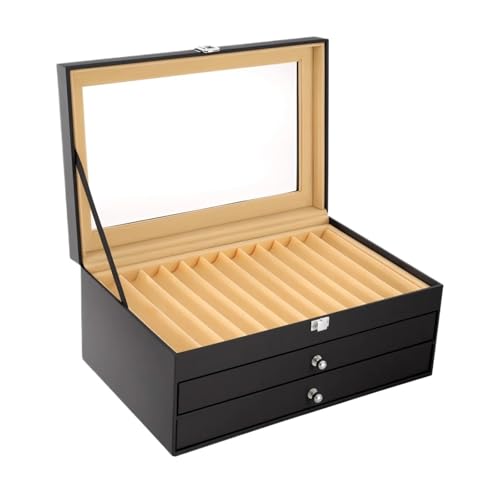 WLIHDB Stift-Displaybox Aufbewahrungsvitrine for Füllfederhalter aus Leder mit 36 Fächern, Schubladentyp, Flanell-Organizer-Box FüR Die Aufbewahrung Von Stiftboxen WLIHDB Stift-Displaybox Aufbewahrungsvitrine for Füllfederhalter aus Leder mit 36 Fächern, Schubladentyp, Flanell-Organizer-Box FüR Die Aufbewahrung Von Stiftboxen von WLIHDB