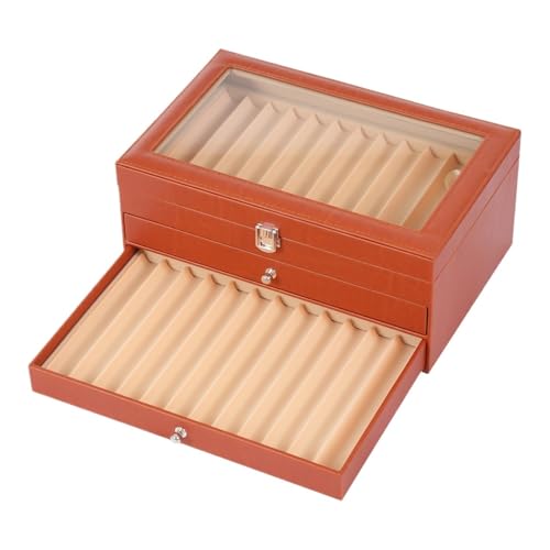 WLIHDB Stift-Displaybox Leder-Aufbewahrungsbox for Füllfederhalter, Sammlerbox, Halter for 36 Stifte FüR Die Aufbewahrung Von Stiftboxen WLIHDB Stift-Displaybox Leder-Aufbewahrungsbox for Füllfederhalter, Sammlerbox, Halter for 36 Stifte FüR Die Aufbewahrung Von Stiftboxen von WLIHDB