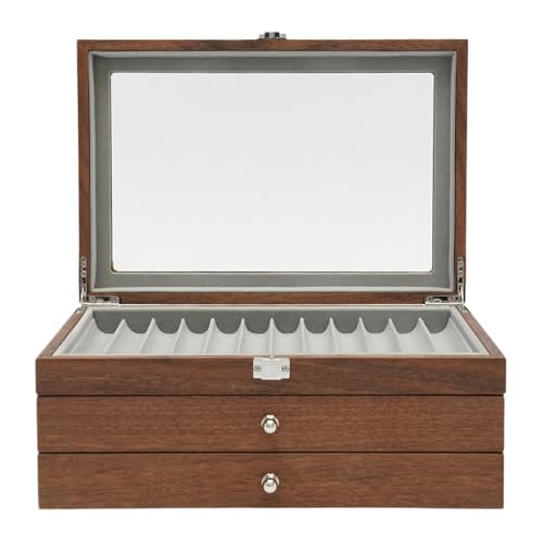 WLIHDB Stift-Displaybox Walnussholz Füllfederhalter Vitrine Halter Stift Display Box Aufbewahrung 34 Slots FüR Die Aufbewahrung Von Stiftboxen WLIHDB Stift-Displaybox Walnussholz Füllfederhalter Vitrine Halter Stift Display Box Aufbewahrung 34 Slots FüR Die Aufbewahrung Von Stiftboxen von WLIHDB