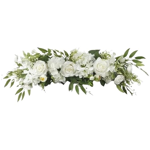 WLIHDB StuhlrüCken Blume Hochzeitsblumen for Dekor Elegante Stuhlrückenblume Dekorative Blumen for Zeremoniestuhl FüR Hochzeiten(White) von WLIHDB