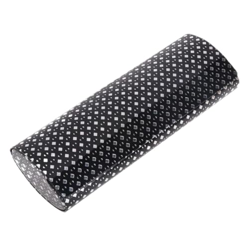 WLIHDB Sunglasses Case 2 Stück Brillenetui, tragbar, oval, Hartschalenetui, Brillenpaket, Sonnenbrillen-Aufbewahrungsbox, Magnetverschluss FüR Damen(Black) von WLIHDB