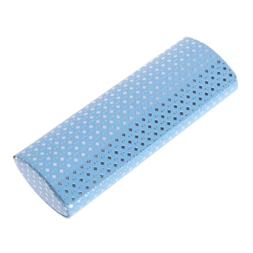 WLIHDB Sunglasses Case 2 Stück Brillenetui, tragbar, oval, Hartschalenetui, Brillenpaket, Sonnenbrillen-Aufbewahrungsbox, Magnetverschluss FüR Damen(Blue) von WLIHDB