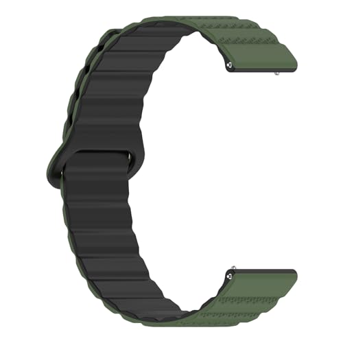 Silikon-Uhrenarmband mit Magnetverschlüssen, passend für 18 mm, 20 mm, 22 mm Smartwatch, bequem für den täglichen Gebrauch Silikon-Uhrenarmband mit Magnetverschlüssen, passend für 18 mm, 20 mm, 22 mm Smartwatch, bequem für den täglichen Gebrauch von WLNEXT
