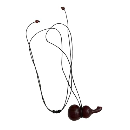 WLNEXT Eleganter Holzkürbis-Anhänger, Halskette Benutzerfreundlich, Holzkürbis-Anhänger, Halskette mit Lederband für moderne Ästhetik WLNEXT Eleganter Holzkürbis-Anhänger, Halskette Benutzerfreundlich, Holzkürbis-Anhänger, Halskette mit Lederband für moderne Ästhetik von WLNEXT