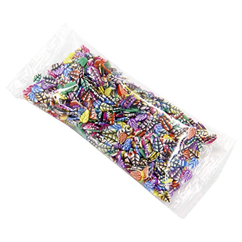 WLNEXT Harzfüllungen 1000 Stück/Packung Tonharzfüllungen 3D Winzige Mischformen Tier Liebe Herz Feder Krawatten Kuchen Sterne für Schmetterling Obst Blatt von WLNEXT