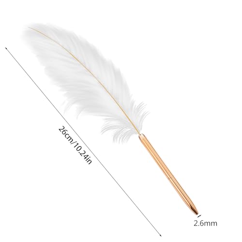 WLNEXT Retro Weiß Kugelschreiber Exquisite Siganture Pen Nachfüllbar Kugelschreiber für Hochzeit Büro Business WLNEXT Retro Weiß Kugelschreiber Exquisite Siganture Pen Nachfüllbar Kugelschreiber für Hochzeit Büro Business von WLNEXT