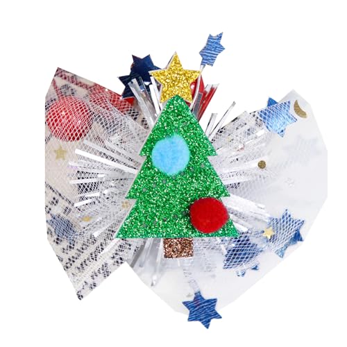 WLNEXT Weihnachts-Haarspange aus Netzstoff für Erwachsene und Kinder, Entenschnabel-Weihnachtsbaum/Weihnachtsmann, Haarnadel für Mädchen, Seitenclip, Urlaubsspangen, C3 WLNEXT Weihnachts-Haarspange aus Netzstoff für Erwachsene und Kinder, Entenschnabel-Weihnachtsbaum/Weihnachtsmann, Haarnadel für Mädchen, Seitenclip, Urlaubsspangen, C3 von WLNEXT