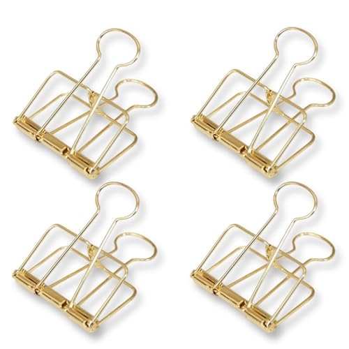 4 goldene hohle Drahtbinder-Clips mit langem Schwanz, große 51 mm, Binder- und Büroklammern, klein in der Größe und leicht im Gewicht, Clips, Klemmen und Ringe, Klemmen und Ringe 4 goldene hohle Drahtbinder-Clips mit langem Schwanz, große 51 mm, Binder- und Büroklammern, klein in der Größe und leicht im Gewicht, Clips, Klemmen und Ringe, Klemmen und Ringe von WLSuDHoncc