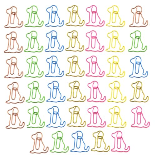 40 Stück Büroklammern,Büroklammern Bunt Motiv,Büroklammer Lesezeichen Hund,Paper Clips Klein,Papierklemmen Kreative Metall Deko,für Büro Schule Hause Notebook Poster Foto Schreibwaren Bürobedarf 40 Stück Büroklammern,Büroklammern Bunt Motiv,Büroklammer Lesezeichen Hund,Paper Clips Klein,Papierklemmen Kreative Metall Deko,für Büro Schule Hause Notebook Poster Foto Schreibwaren Bürobedarf von WLVinson