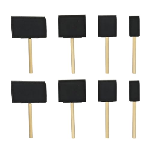 8 Stück Schwammpinsel Schaumstoffpinsel Malschwamm Stupfpinsel Schwamm Pinsel Schaumstoff Pinsel Schwamm Malen Malutensilien für Kinder Finishing Handwerk Färbung für DIY Bastelprojekte 4 Größen 8 Stück Schwammpinsel Schaumstoffpinsel Malschwamm Stupfpinsel Schwamm Pinsel Schaumstoff Pinsel Schwamm Malen Malutensilien für Kinder Finishing Handwerk Färbung für DIY Bastelprojekte 4 Größen von WLVinson