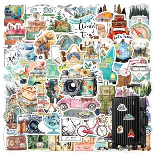 Scrapbook Stickers,Reiseaufkleber,Outdoor-Reise Aufkleber Fotoalbum,Doodle Sticker Set für Scrapbook & Journaling,Fotoalbum Aufkleber,Kreative Dekoration für Notizbuch,Laptop,Wasserflasche & mehr(100) Scrapbook Stickers,Reiseaufkleber,Outdoor-Reise Aufkleber Fotoalbum,Doodle Sticker Set für Scrapbook & Journaling,Fotoalbum Aufkleber,Kreative Dekoration für Notizbuch,Laptop,Wasserflasche & mehr(100) von WLVinson