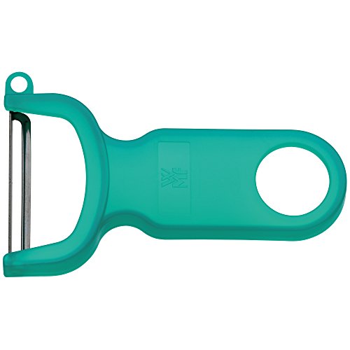 WMF Gourmet Sparschäler Pendelklinge 11 cm, Gemüseschäler einschneidig, Pendelschäler, Kunststoff, spülmaschinengeeignet, Kartoffelschäler, grün WMF Gourmet Sparschäler Pendelklinge 11 cm, Gemüseschäler einschneidig, Pendelschäler, Kunststoff, spülmaschinengeeignet, Kartoffelschäler, grün von WMF