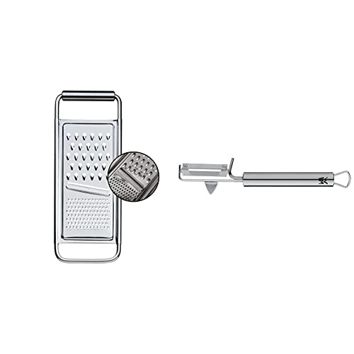 WMF Küchenreibe Kartoffelreibe Gurkenhobel Cromargan Edelstahl rostfrei spülmaschinengeeignet & Pendelschäler 19 cm Profi Plus Cromargan Edelstahl rostfrei teilmattiert spülmaschinengeeignet WMF Küchenreibe Kartoffelreibe Gurkenhobel Cromargan Edelstahl rostfrei spülmaschinengeeignet & Pendelschäler 19 cm Profi Plus Cromargan Edelstahl rostfrei teilmattiert spülmaschinengeeignet von WMF