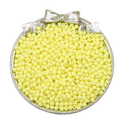 1800pcs 3mm Acrylperlen Dekorative Handwerksperlen kleine Perlen for DIY -Handwerk (12) von WMFASBAG