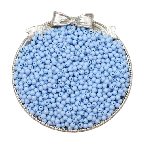 1800pcs 3mm Acrylperlen Dekorative Handwerksperlen kleine Perlen for DIY -Handwerk (20) von WMFASBAG