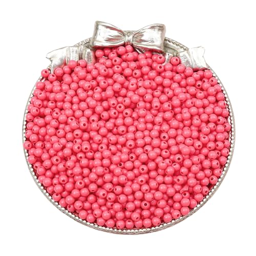 1800pcs 3mm Acrylperlen Dekorative Handwerksperlen kleine Perlen for DIY -Handwerk (3) von WMFASBAG