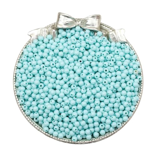 1800pcs 3mm Acrylperlen dekorative Handwerksperlen kleine Perlen for DIY -Handwerk (21) von WMFASBAG