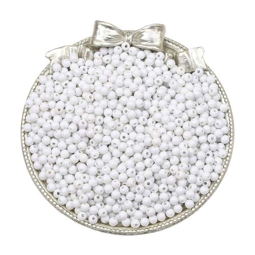 1800pcs 3mm Acrylperlen dekorative Handwerksperlen kleine Perlen for DIY -Handwerk (28) von WMFASBAG
