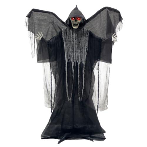 Halloween animierte Hexe mit beleuchteten Augen gruselig Klang (a) von WMFASBAG