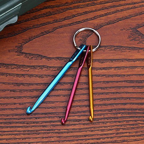 WMFASBAG 3pcs Garn Strick-Häkeln Multikolor Aluminium Häkelschlüsselkäse Tragbare DIY Craft-Strick-Kits Mini for Anfänger Erwachsene WMFASBAG 3pcs Garn Strick-Häkeln Multikolor Aluminium Häkelschlüsselkäse Tragbare DIY Craft-Strick-Kits Mini for Anfänger Erwachsene von WMFASBAG