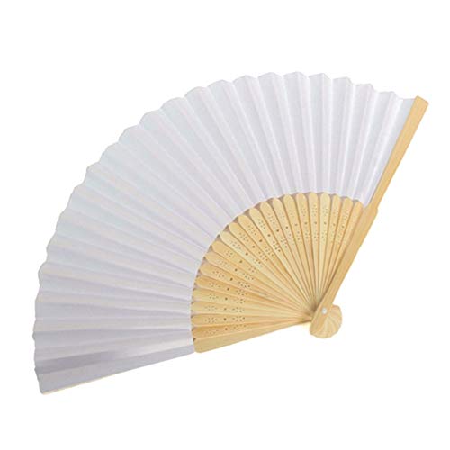 WMFASBAG Blank weiße DIY Hochzeitsfeier Handfan Hand-Übung faltbare Papierfan tragbare handbemalte personalisierte elegante kreative for Tanz Cosplay-Requisiten WMFASBAG Blank weiße DIY Hochzeitsfeier Handfan Hand-Übung faltbare Papierfan tragbare handbemalte personalisierte elegante kreative for Tanz Cosplay-Requisiten von WMFASBAG