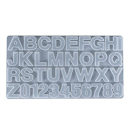 WMFASBAG große Alphabet Silikonformen for Epoxidharz -Harz -Alphabet -Schlüsselbundformen mit Lochbuchstaben for die Anhängerherstellung WMFASBAG große Alphabet Silikonformen for Epoxidharz -Harz -Alphabet -Schlüsselbundformen mit Lochbuchstaben for die Anhängerherstellung von WMFASBAG