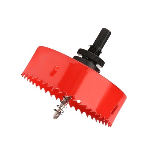 Bimetall-Lochöffner mit großem Griff, Gipskartonplatten, PVC-Rohr, Kunststoff, Eisenplatte, Metall, Holzbearbeitungsbohrer, 40–180 mm(45mm) von WMYOZDC