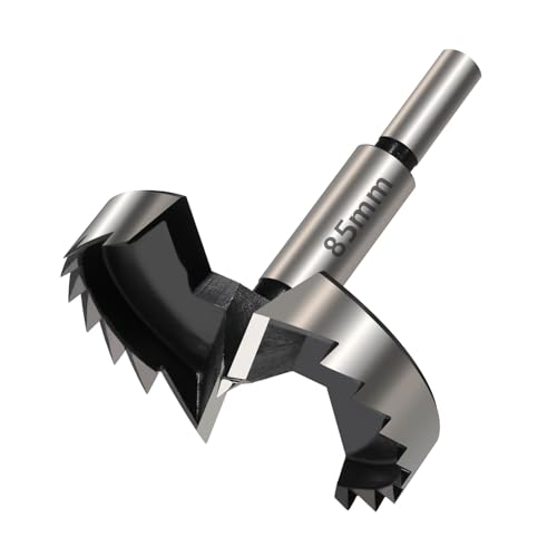 Fräser aus Kohlenstoffstahl, Holzbearbeitungswerkzeuge, Lochsäge, Scharnierbohrer, runder Schaft, 6–85 mm(85mm) von WMYOZDC
