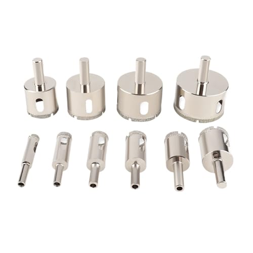 Glasbohrer, galvanisierter Lochöffner, 6–30 mm diamantbeschichtetes Positionierungslochbohrer-Set for Sägen von Fliesen und Marmor Glasbohrer, galvanisierter Lochöffner, 6–30 mm diamantbeschichtetes Positionierungslochbohrer-Set for Sägen von Fliesen und Marmor von WMYOZDC