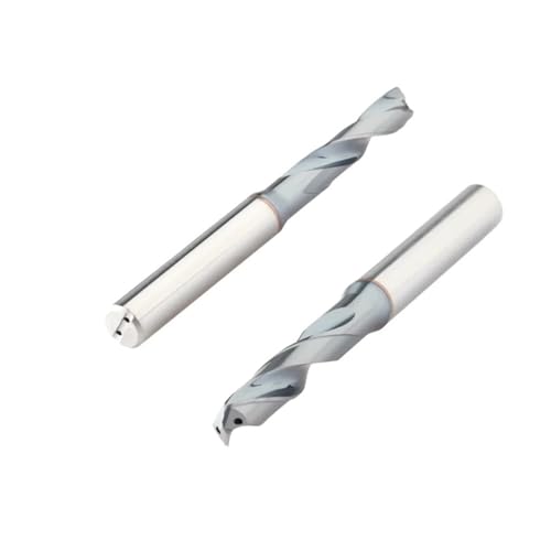 Hartmetallbohrer, mit innerer Kühlmittelbohrung, effizientes CNC-Werkzeug, Wolframstahlbohrer, geeignet for Edelstahl(B,5.7mm) von WMYOZDC