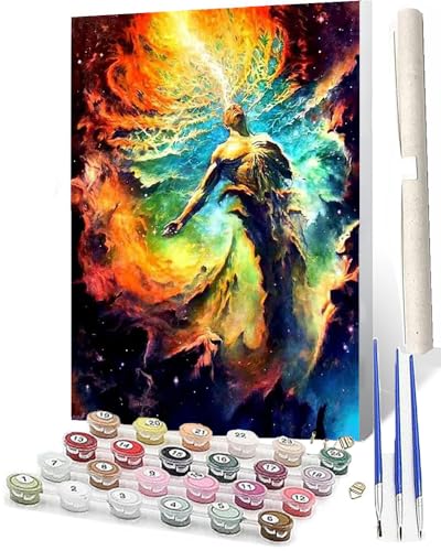 Malen Nach Zahlen Erwachsene DIY Handgemalt Ölgemälde Kit für Erwachsene und Anfänger, Paint by Numbers Tiere Bunte Wolken Home Haus Deko 40 x 50 cm Malen Nach Zahlen Erwachsene DIY Handgemalt Ölgemälde Kit für Erwachsene und Anfänger, Paint by Numbers Tiere Bunte Wolken Home Haus Deko 40 x 50 cm von WMZPOY