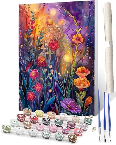 WMZPOY Malen Nach Zahlen Erwachsene DIY Handgemalt Ölgemälde Kit für Erwachsene und Anfänger, Paint by Numbers Tiere Farbige Blumen 090 Home Haus Deko 40 x 50 cm WMZPOY Malen Nach Zahlen Erwachsene DIY Handgemalt Ölgemälde Kit für Erwachsene und Anfänger, Paint by Numbers Tiere Farbige Blumen 090 Home Haus Deko 40 x 50 cm von WMZPOY