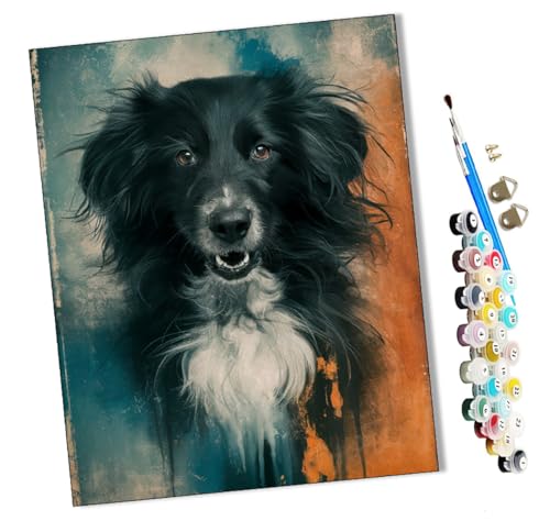WMZPOY Malen Nach Zahlen ErwachseneTinten-Rhapsodie Erwachsene Gemälde Leinwand 40x50 cm Mit Farbe und Pinsel - Geschenke und Maldekorationen Ungerahmt von WMZPOY